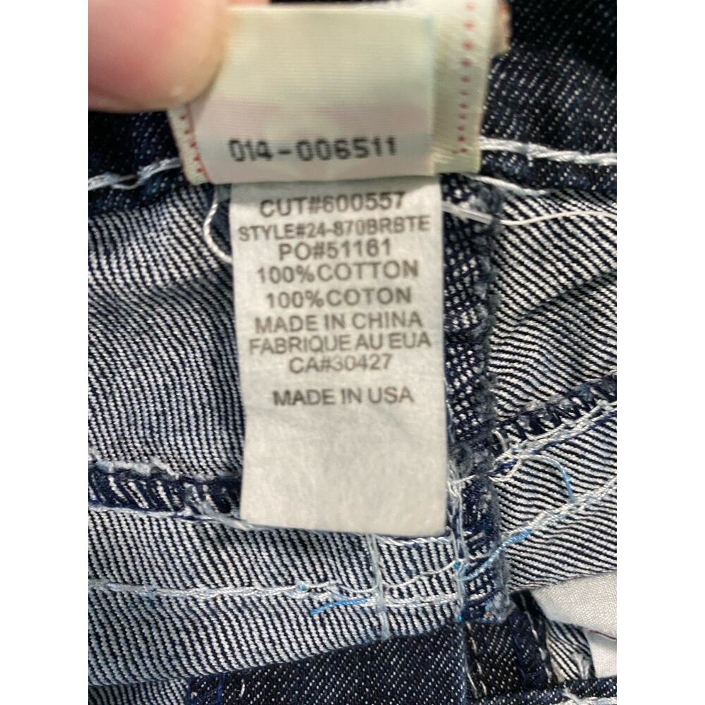 True Religion Joey Super T Vintage USA Made Jeans. Rainbow Stitched, Women's 29 - Picture 10 of 13